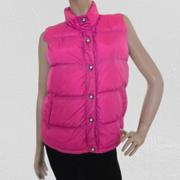 Cherokee Girls Juniors Pink Puffer Vest Size XL - Picture 2 of 7